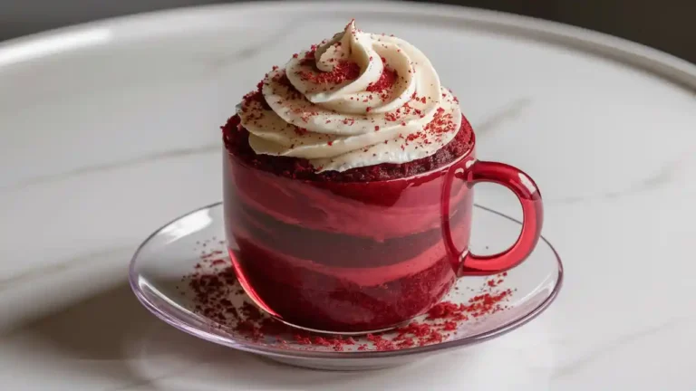 Red Velvet Mug Cake