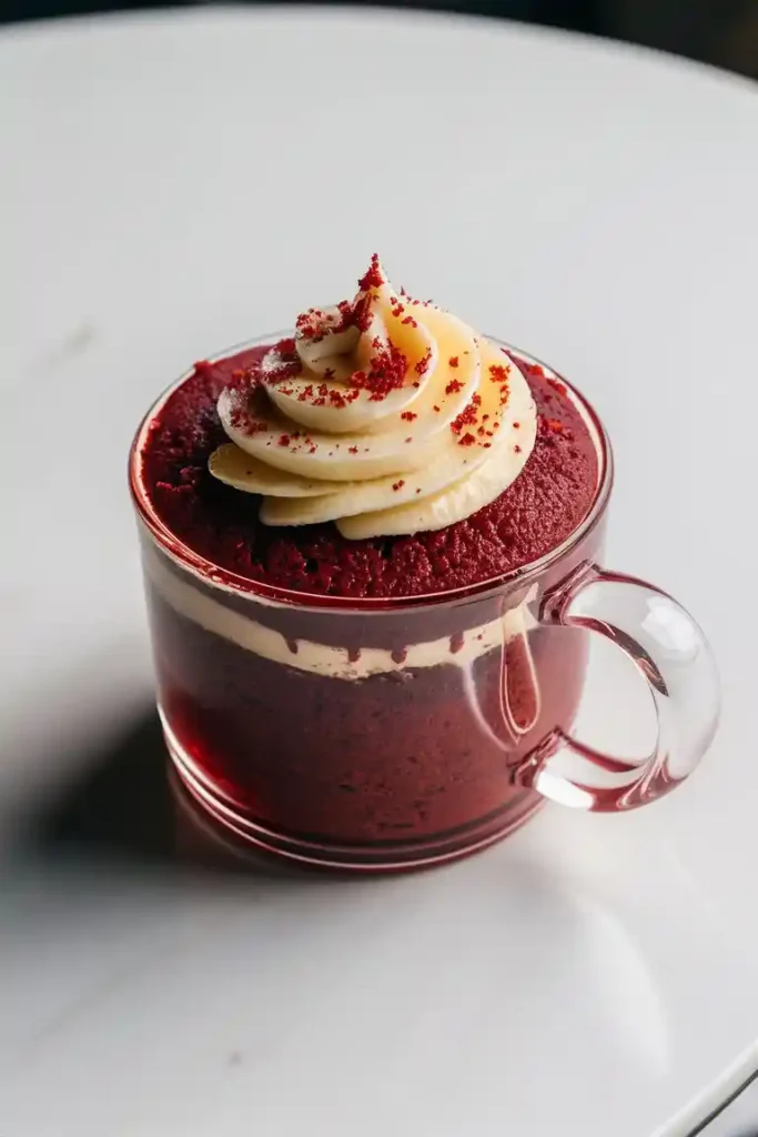 Red Velvet Mug Cake