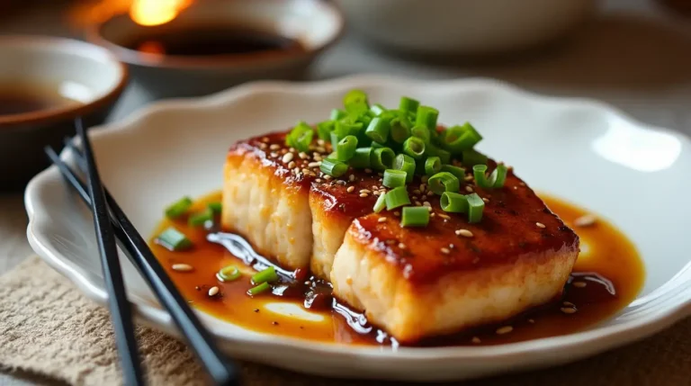 Ginger Soy Glazed Cod