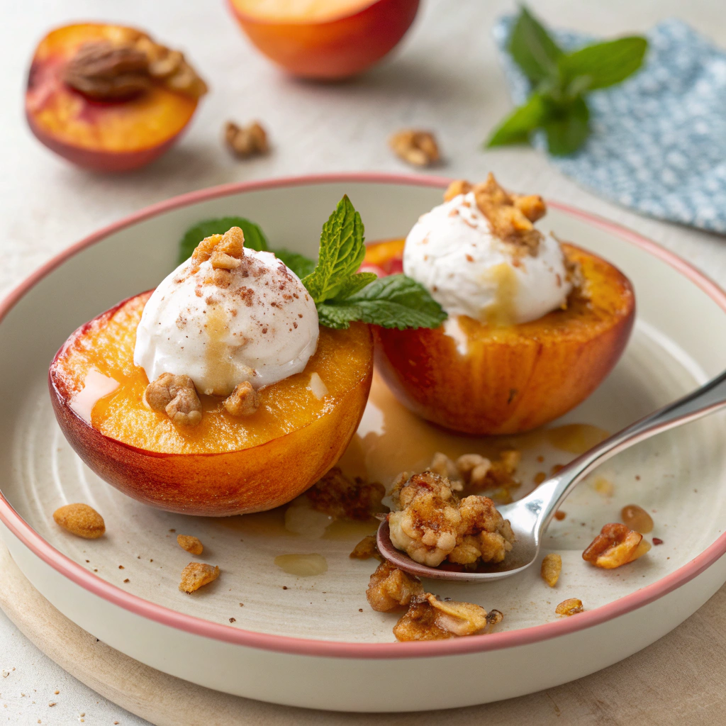 Honey Roasted Peaches